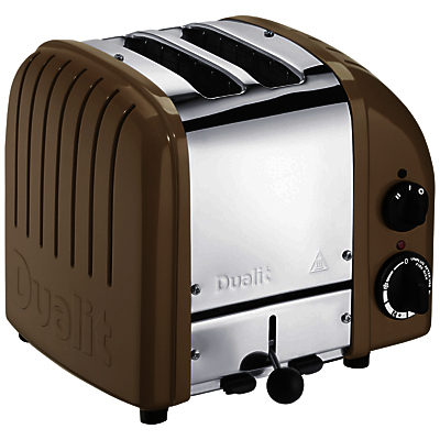 Dualit Made to Order Classic 2-Slice Toaster Stainless Steel/Beige Grey Gloss